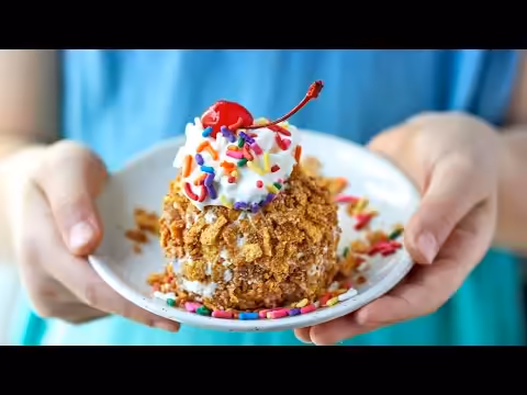I Deep Fried Chocolate & Vanilla Ice Cream! 🍫 🍦Arsenal 